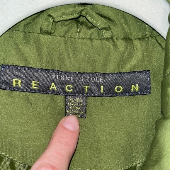 Kenneth Cole Reaction green Down filled puffer zip vest size XL - Picture 4 of 6
